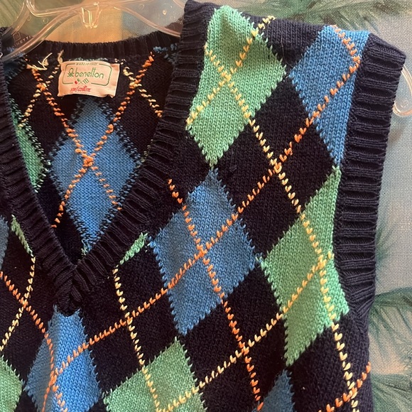 Benetton vest 100% cotton made in Italy - Picture 3 of 4